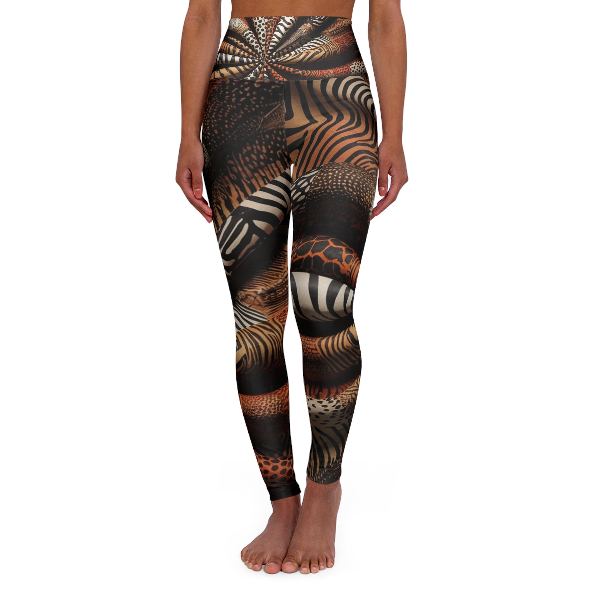 Bohemian High Waisted Yoga Leggings - Stylish Workout Leggings, Activewear, Fitness Fashion, Yoga Pants, Boho Leggings,